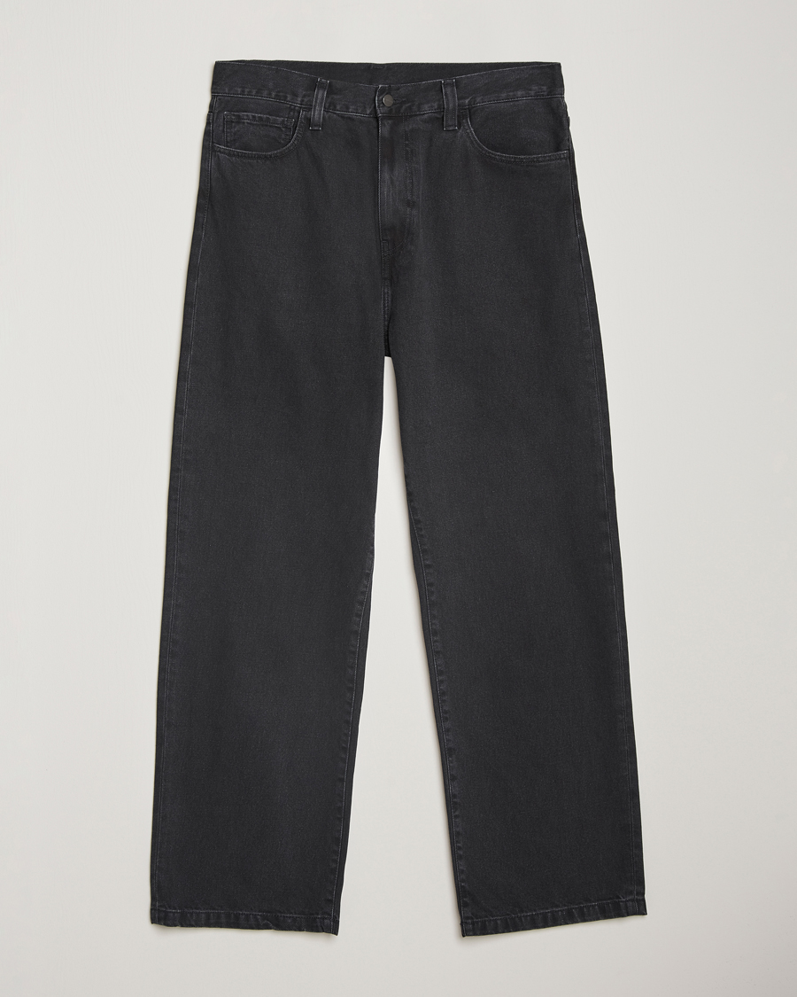 Men | Jeans | Carhartt WIP | Landon Pant Robertson Denim Black Stone Washed