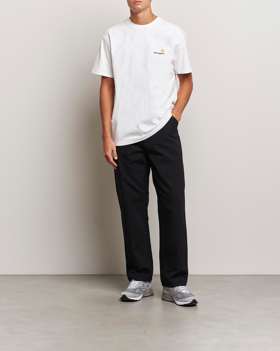 Men | Trousers | Carhartt WIP | Single Knee Pants Dearborn Canvas Black
