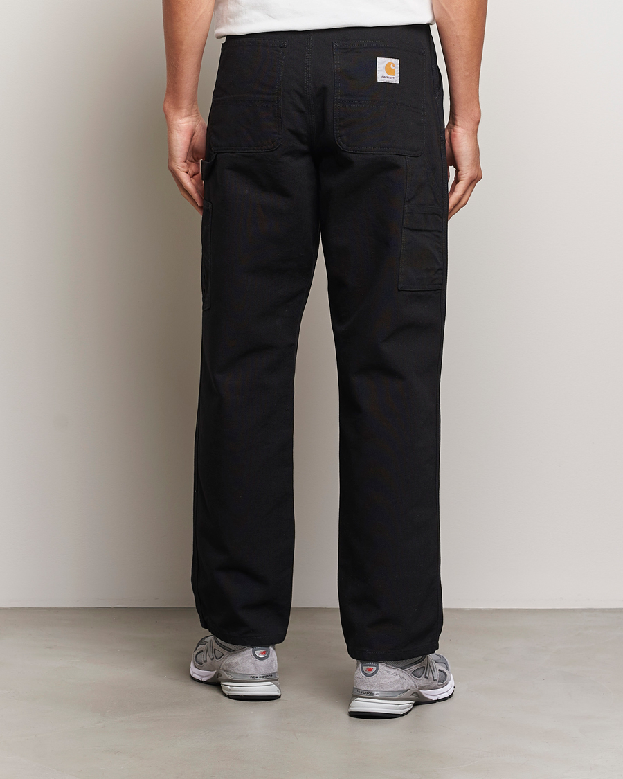 Men | Trousers | Carhartt WIP | Single Knee Pants Dearborn Canvas Black
