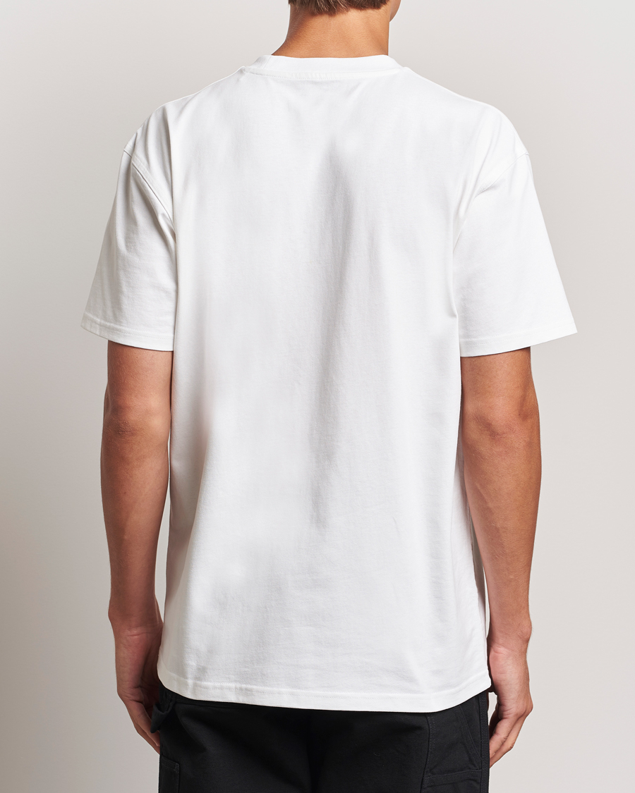 Men | T-Shirts | Carhartt WIP | American Script Short Sleeve T-Shirt White
