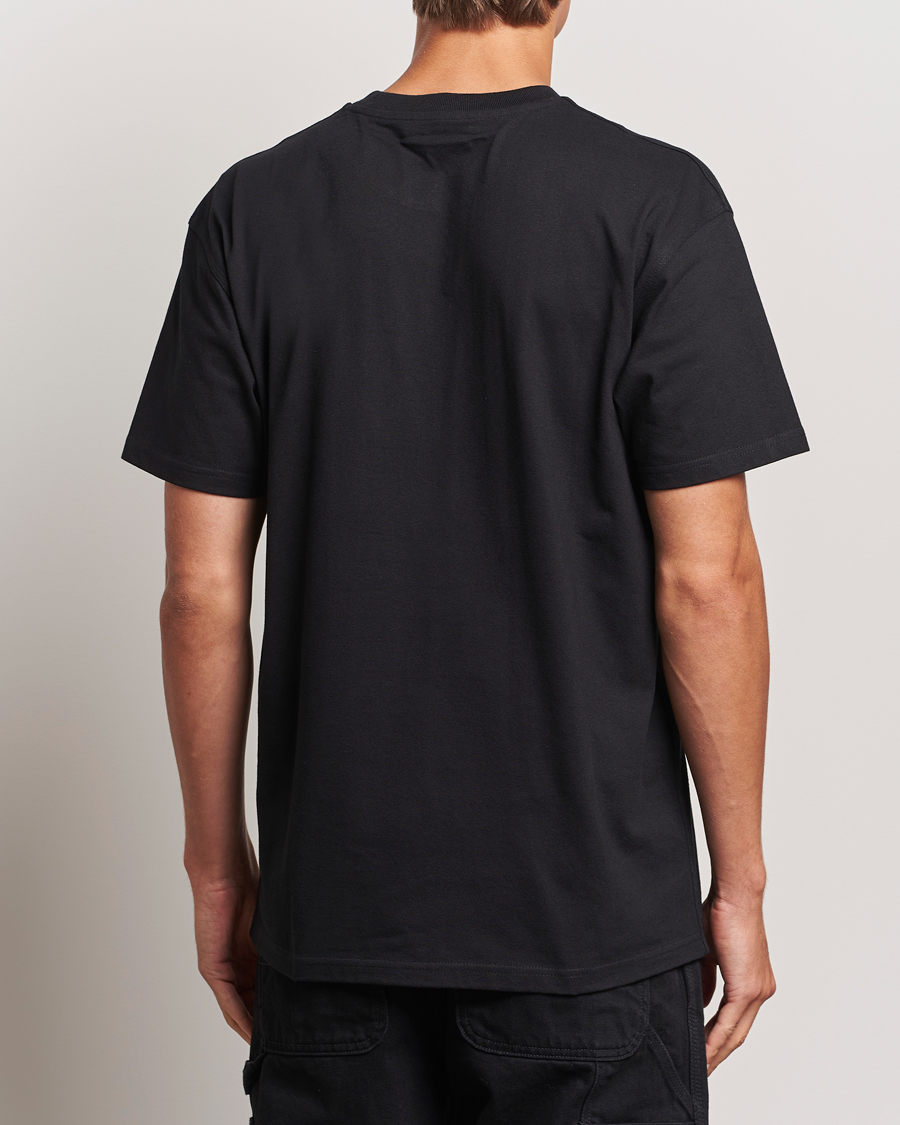 Men | T-Shirts | Carhartt WIP | American Script Short Sleeve T-Shirt Black