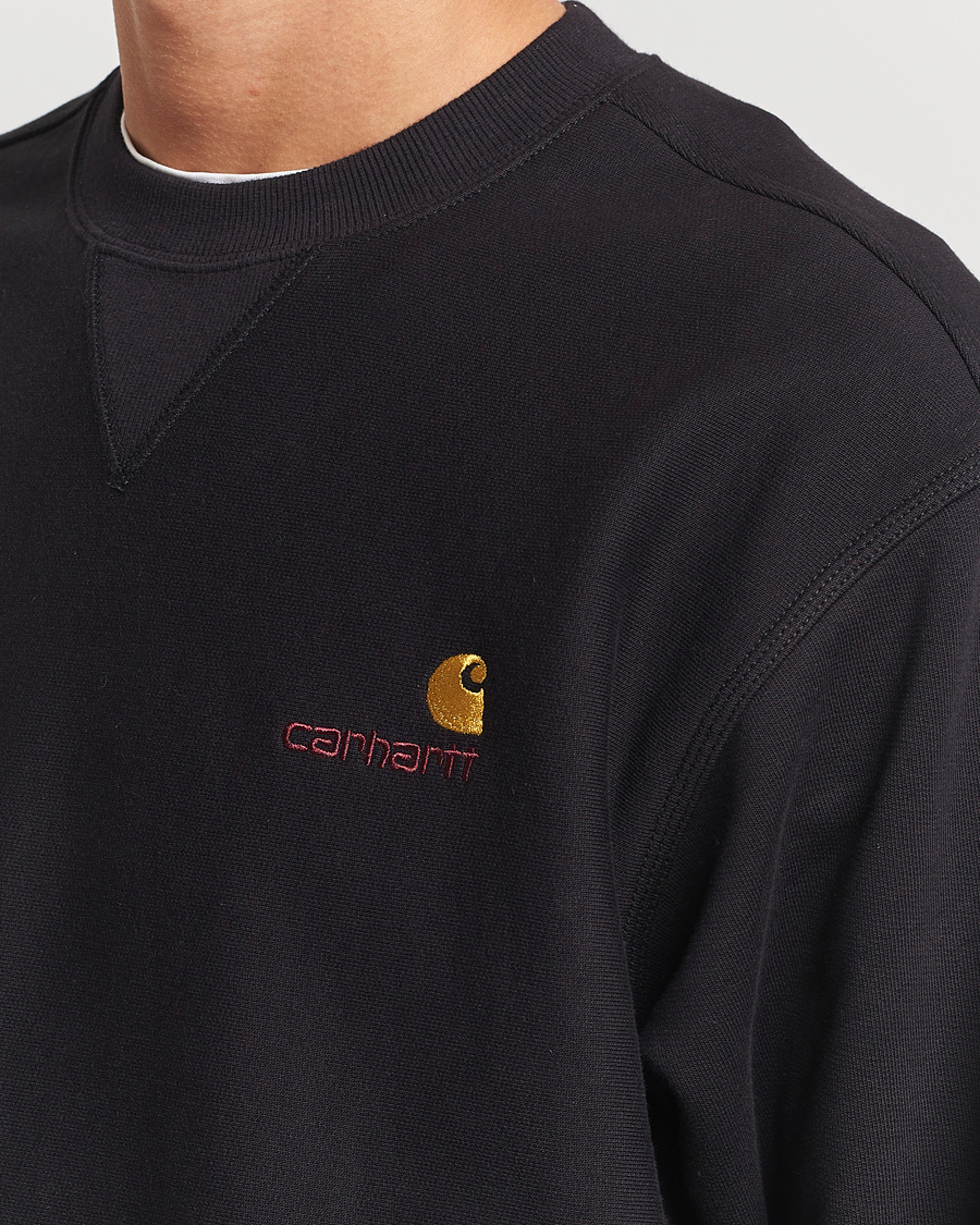 Men | Sweaters & Knitwear | Carhartt WIP | American Script Sweatshirt Black