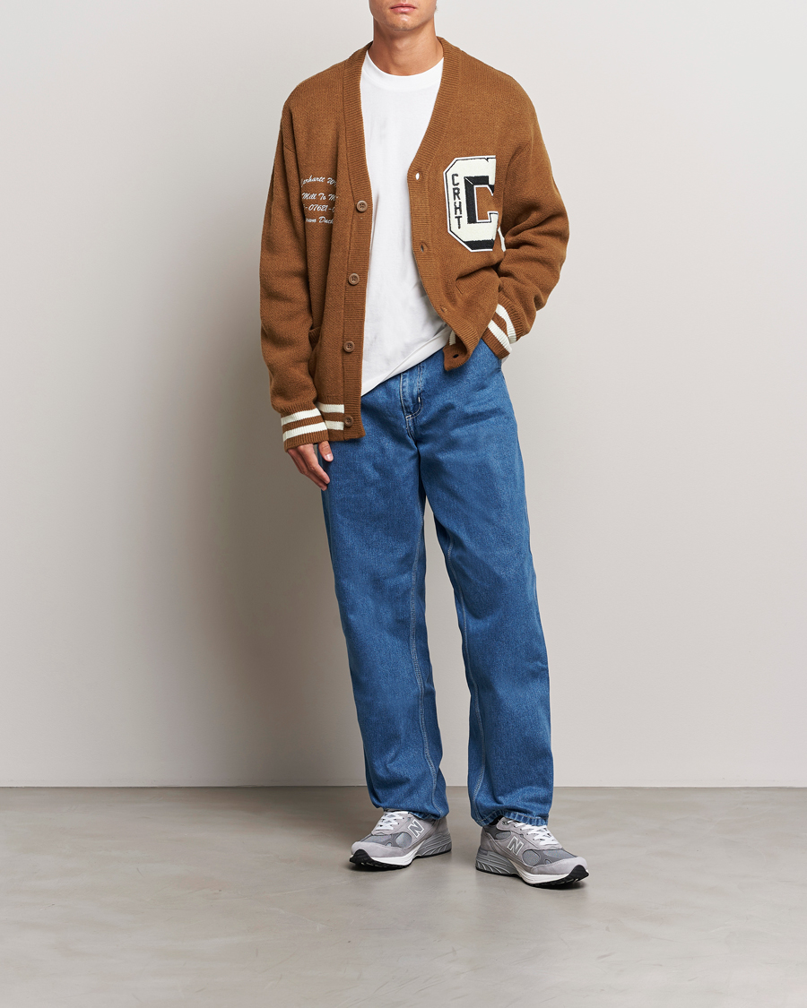 Men | Sweaters & Knitwear | Carhartt WIP | Brown Ducks Cardigan Hamilton Brown