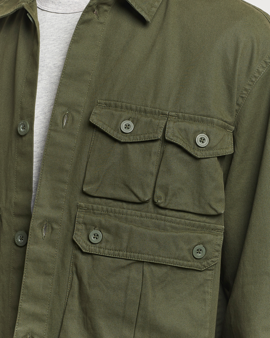 Men | Shirts | Carhartt WIP | Tracker Cotton Twill Shirt Office Green