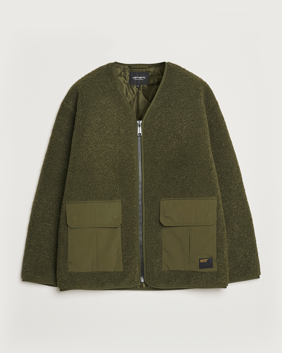 Men | Sweaters & Knitwear | Carhartt WIP | Devin Pile Liner Office Green