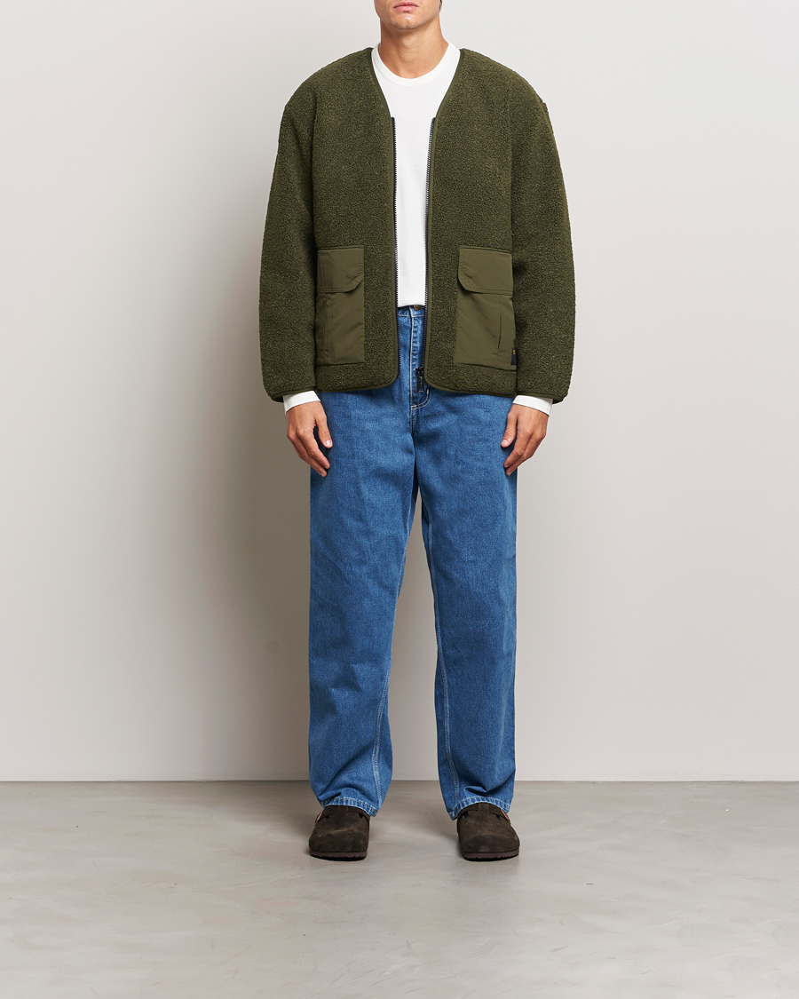Men | Sweaters & Knitwear | Carhartt WIP | Devin Pile Liner Office Green