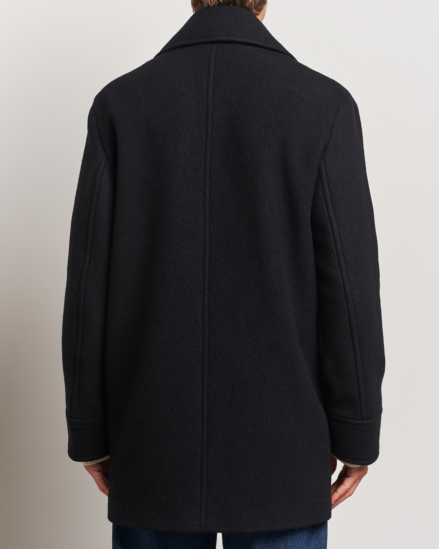 Men | Coats & Jackets | J.Lindeberg | Arno Double Breasted Coat Black