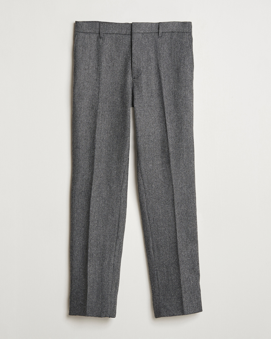 Men | Trousers | J.Lindeberg | Soren Twill Cash Flannel Pants Night Owl