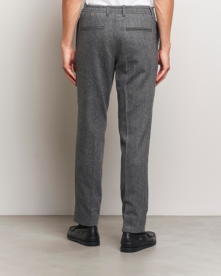 Men | Trousers | J.Lindeberg | Soren Twill Cash Flannel Pants Night Owl