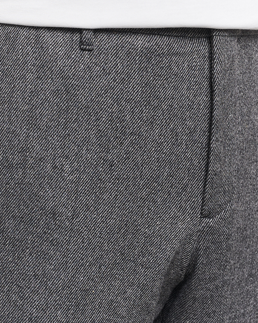 Men | Trousers | J.Lindeberg | Soren Twill Cash Flannel Pants Night Owl