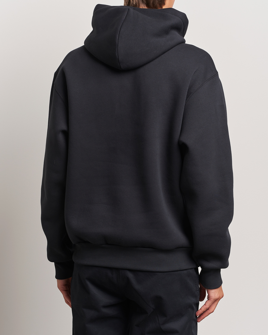 Men | Sweaters & Knitwear | J.Lindeberg | Karson Graphic Hoodie Black