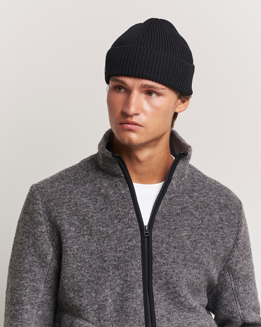 Men | J.Lindeberg Juan Merino Beanie Black | J.Lindeberg | Juan Merino Beanie Black