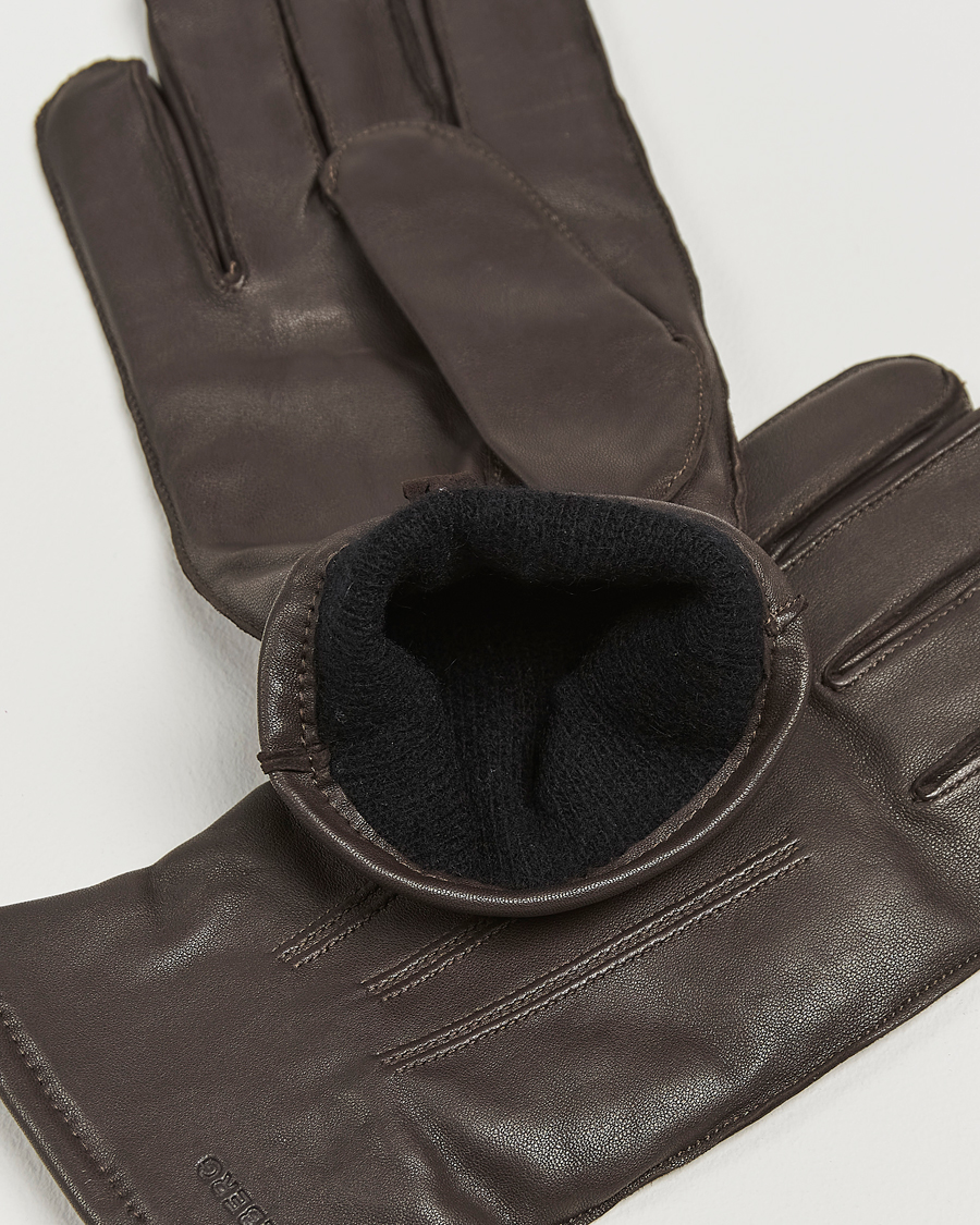 Men | J.Lindeberg Milo Leather Glove Mole | J.Lindeberg | Milo Leather Glove Mole