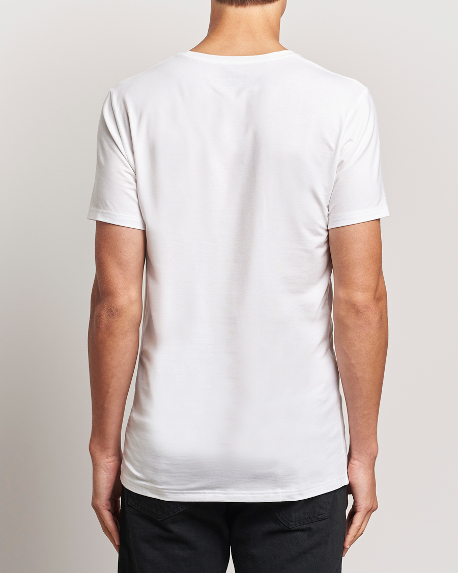 Men | T-Shirts | Bread & Boxers | Tencel Crew Neck T-Shirt White