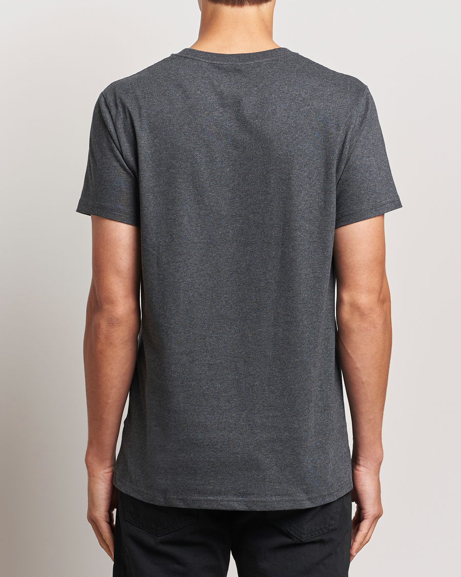 Men | T-Shirts | Bread & Boxers | Heavy Cotton Crew Neck T-Shirt Dark Grey Melange