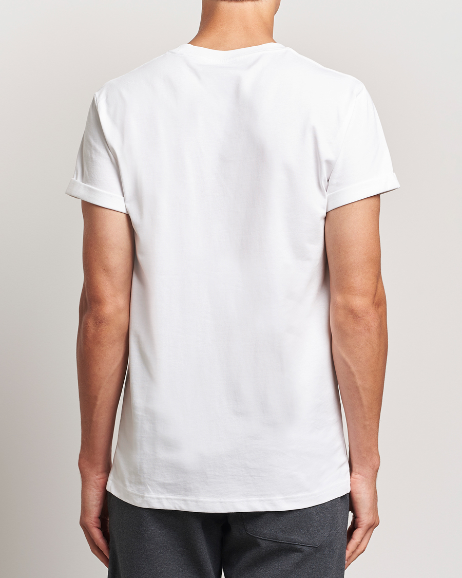 Men | T-Shirts | Bread & Boxers | Roll-Up Crew Neck T-Shirt White