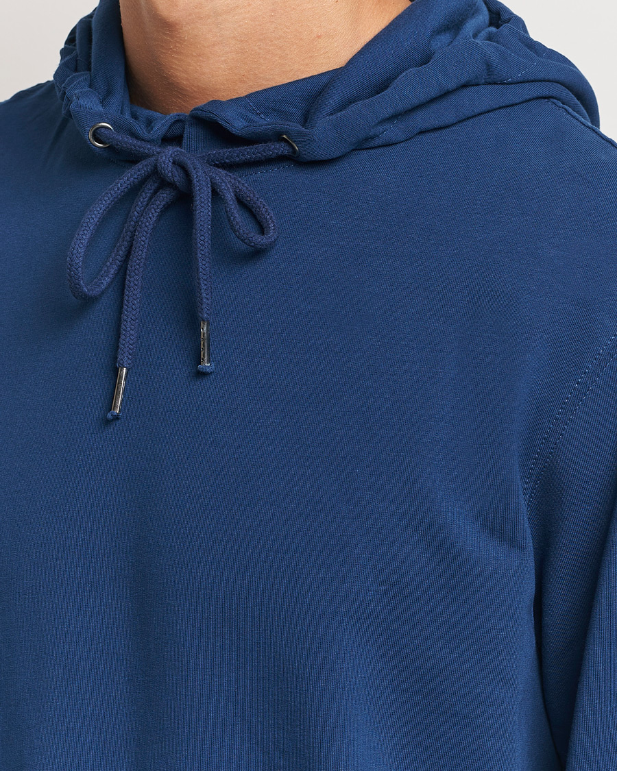 Men | Sweaters & Knitwear | Bread & Boxers | Loungewear Hoodie Ink Blue