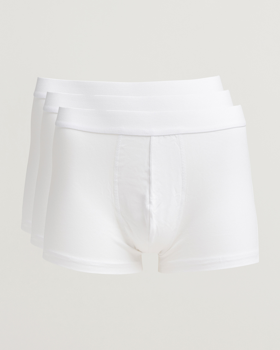 Men | Underwear & Socks | Bread & Boxers | 3-Pack Trunk White