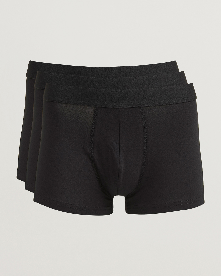 Men | Underwear & Socks | Bread & Boxers | 3-Pack Trunk Black