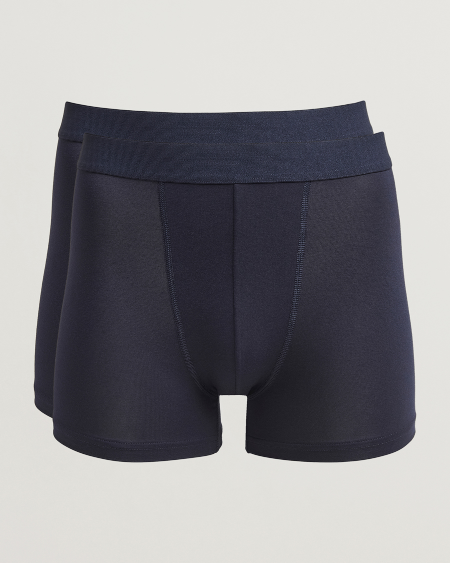 Men | Underwear & Socks | Bread & Boxers | 2-Pack Boxer Breif Modal Dark Navy