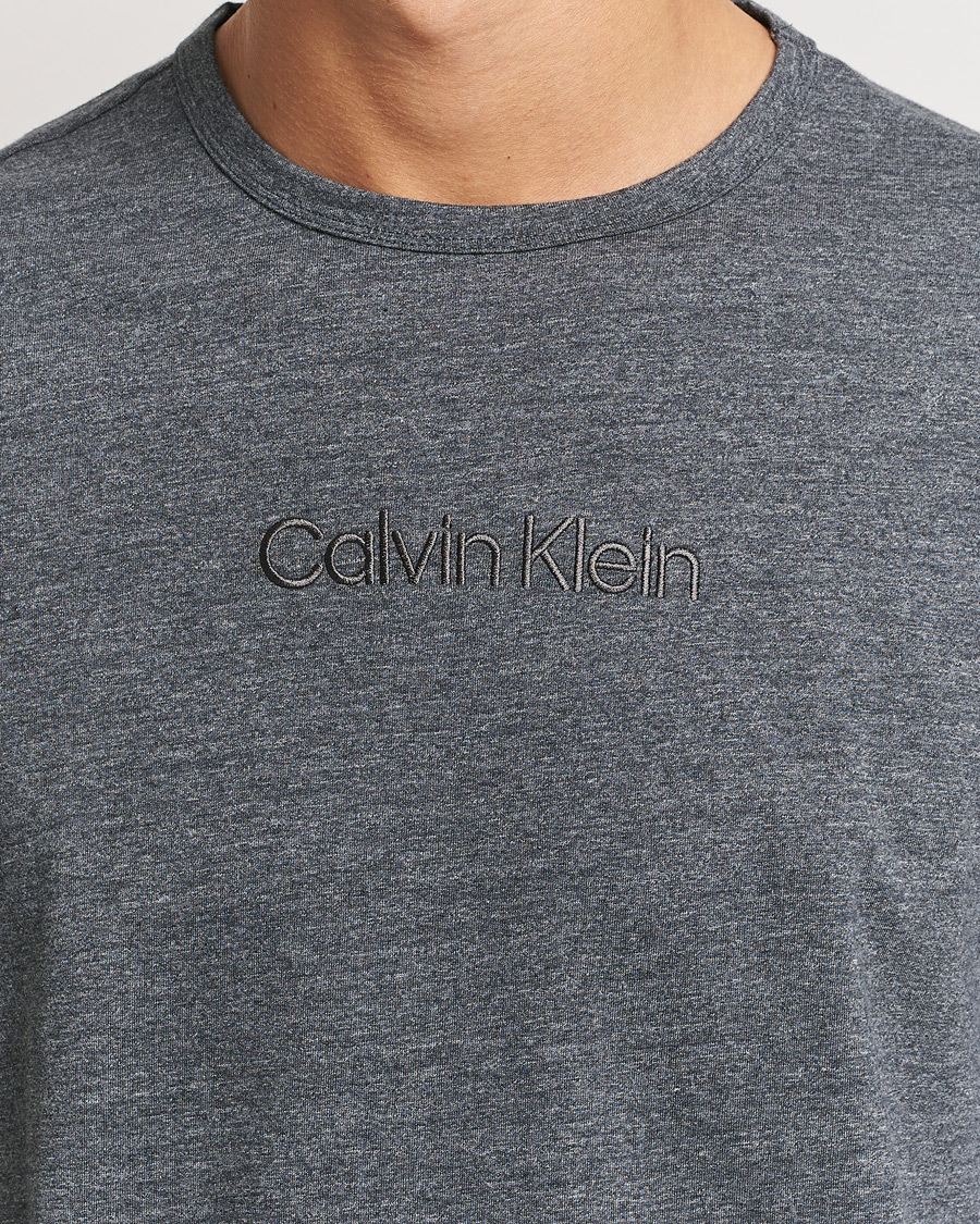 Men | Pyjamas & Robes | Calvin Klein | Cotton Pyjama Set Charcoal/Black