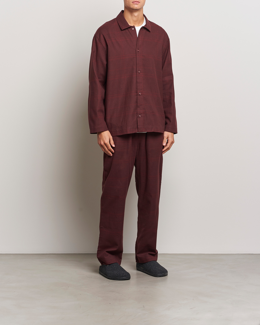 Men | Calvin Klein Cotton Pyjama Set Truffle Brown | Calvin Klein | Cotton Pyjama Set Truffle Brown