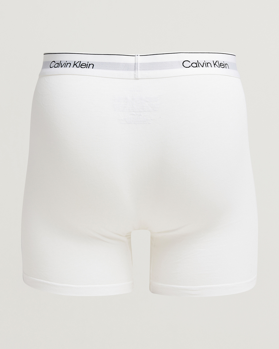 Men | Underwear & Socks | Calvin Klein | 3-Pack Icon Cotton Stretch Boxer Brief White