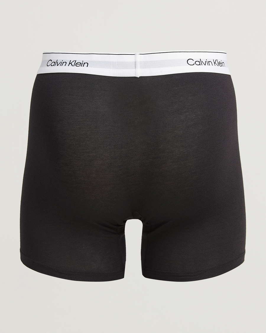 Men | Underwear & Socks | Calvin Klein | 3-Pack Icon Cotton Stretch Boxer Brief Black