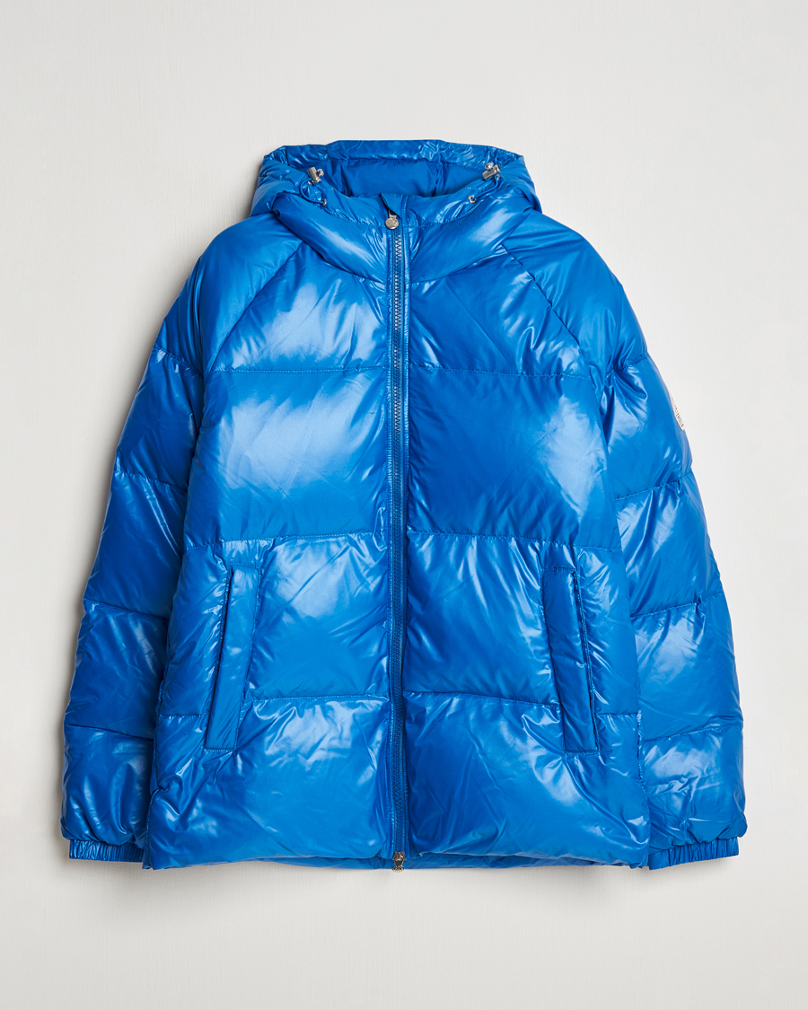 Men | Coats & Jackets | Pyrenex | Sten Hooded Puffer Jacket Adriatic