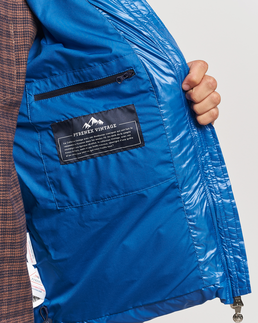 Men | Coats & Jackets | Pyrenex | Sten Hooded Puffer Jacket Adriatic