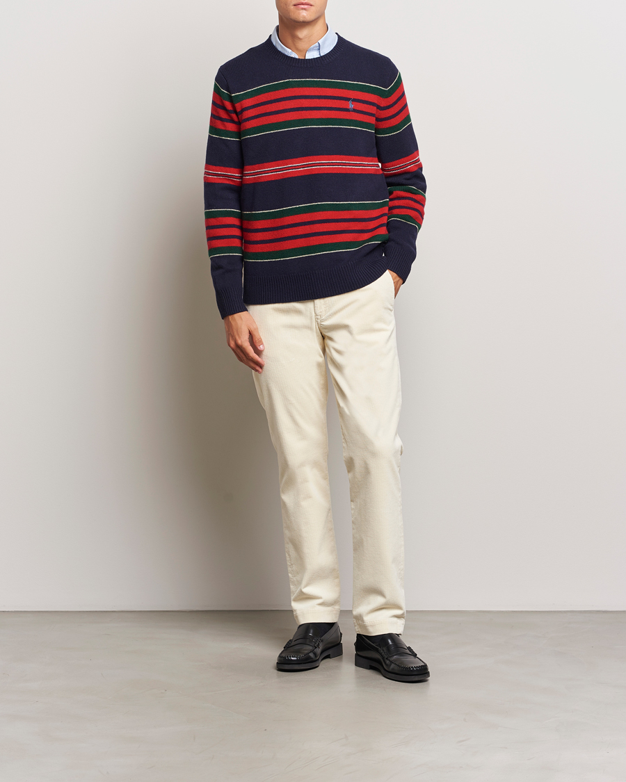 Men | Trousers | Polo Ralph Lauren | Bedford Corduroy 5-Pocket Pants Guide Cream