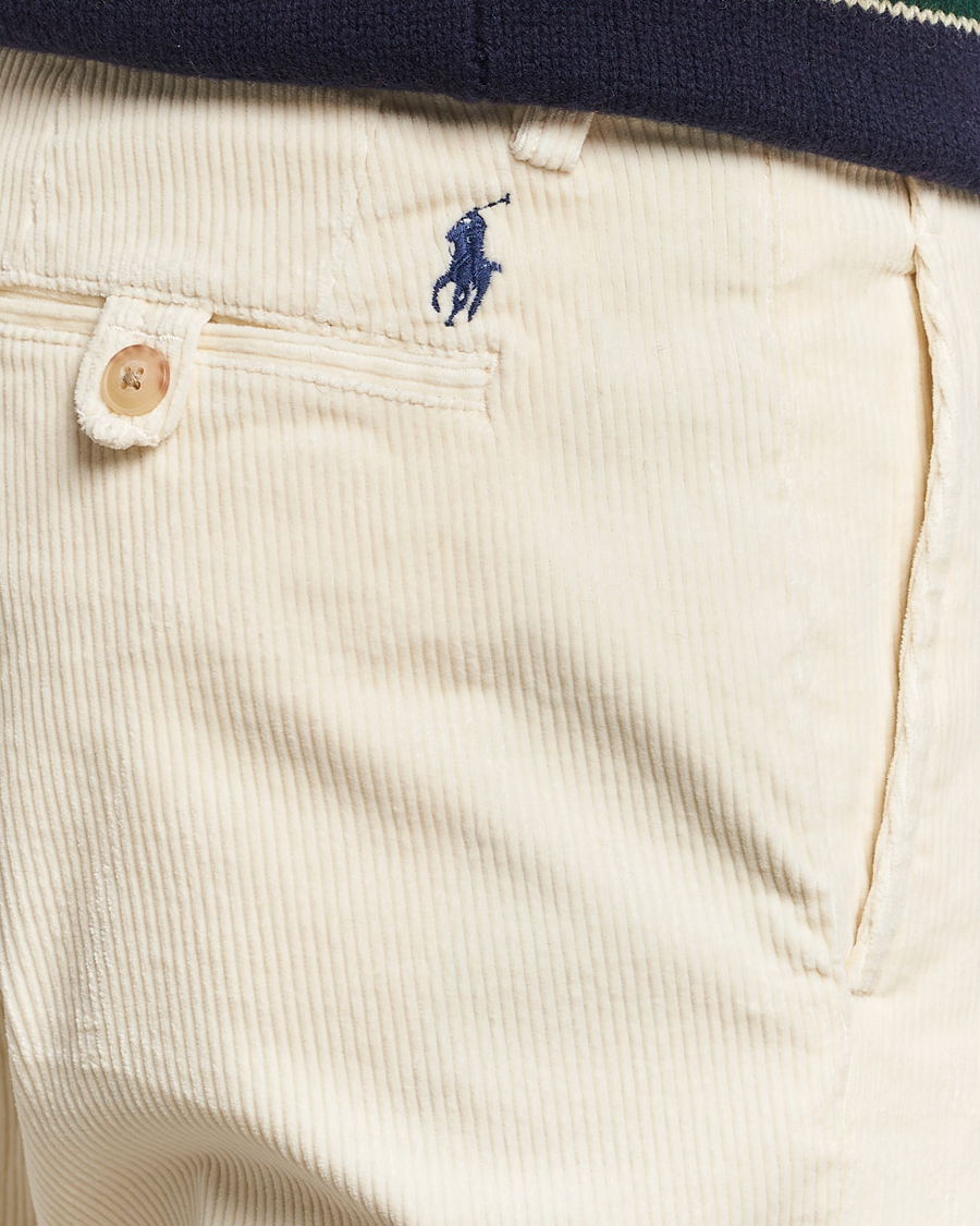 Men | Trousers | Polo Ralph Lauren | Bedford Corduroy 5-Pocket Pants Guide Cream