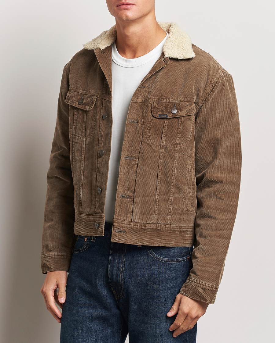 Men | Coats & Jackets | Polo Ralph Lauren | Heritage Rider Trucker Jacket Dunes
