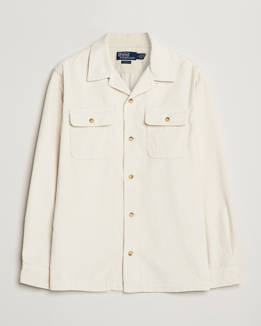 Men | Shirts | Polo Ralph Lauren | Corduroy Western Shirt Antique Cream