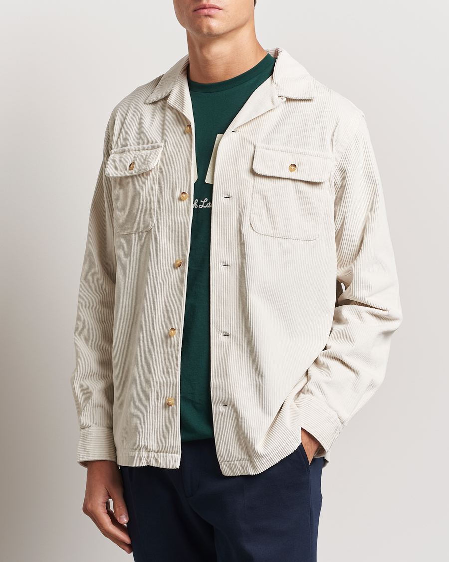 Men | Shirts | Polo Ralph Lauren | Corduroy Western Shirt Antique Cream