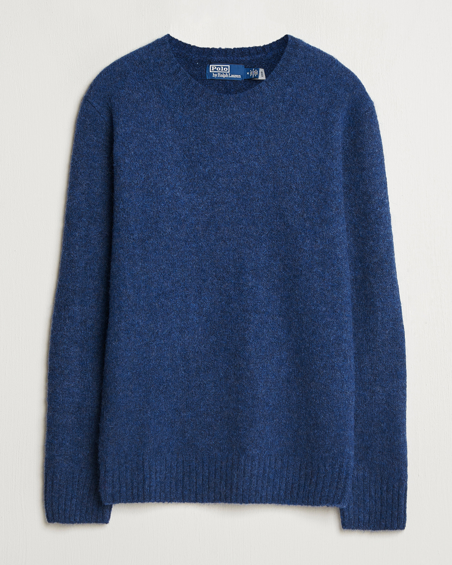 Men | Sweaters & Knitwear | Polo Ralph Lauren | Heavy Knitted Sweater Midnight Navy Heather