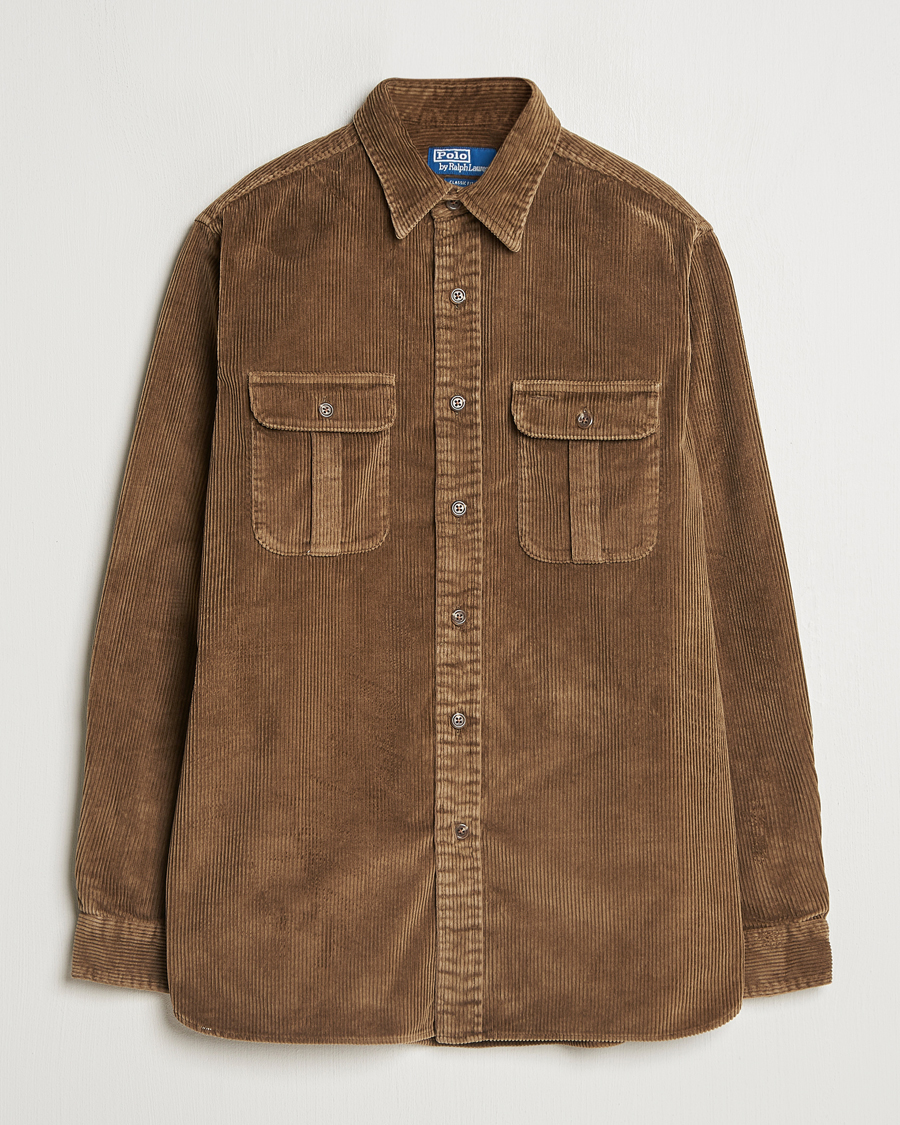 Men | Shirts | Polo Ralph Lauren | Corduroy Patch Shirt York Brown