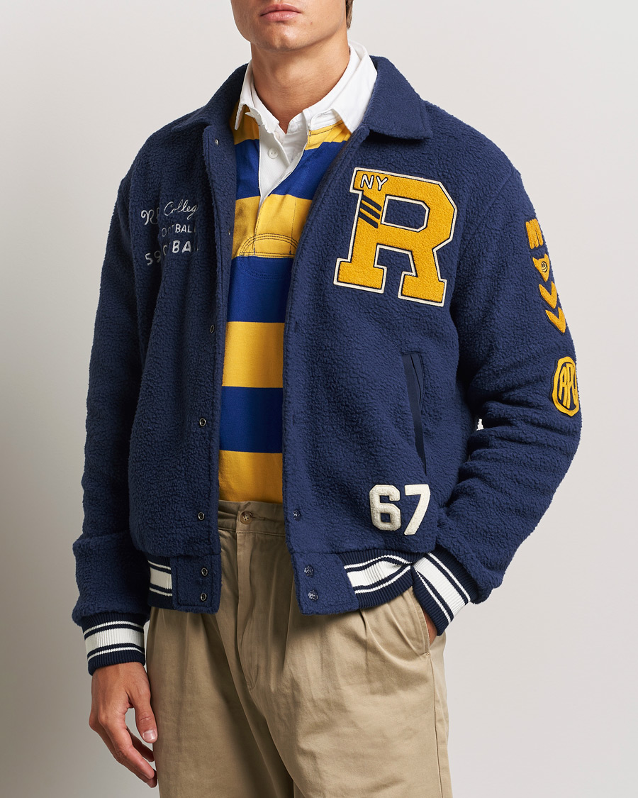Men | Coats & Jackets | Polo Ralph Lauren | College Baseball Jacket Cruise Navy