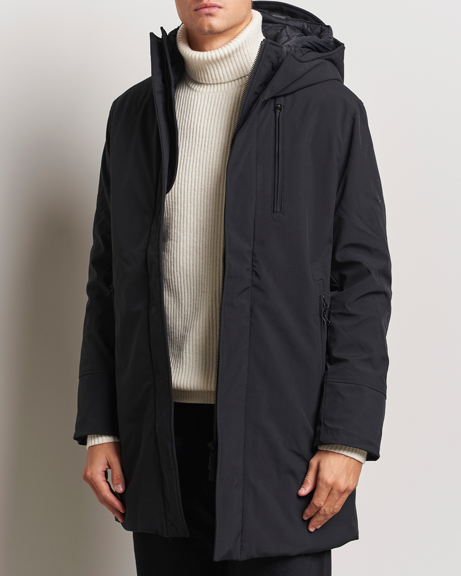 Men | Coats & Jackets | KnowledgeCotton Apparel | Climateshell Padded Jacket Black