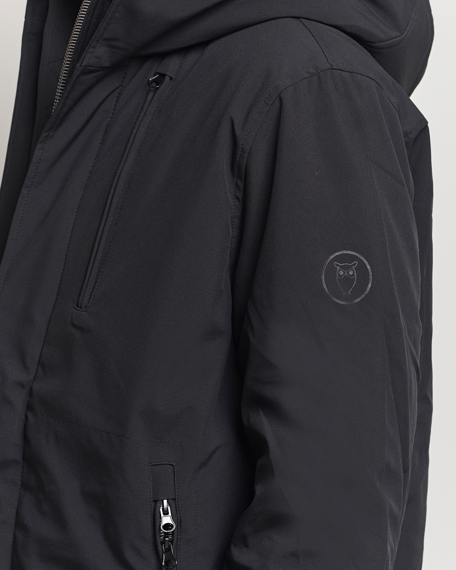 Men | Coats & Jackets | KnowledgeCotton Apparel | Climateshell Padded Jacket Black