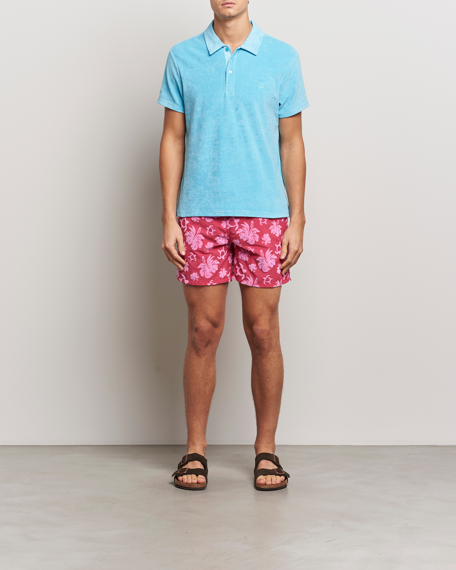 Men | Swimwear | Vilebrequin | Moorea Swim Shorts Groseille