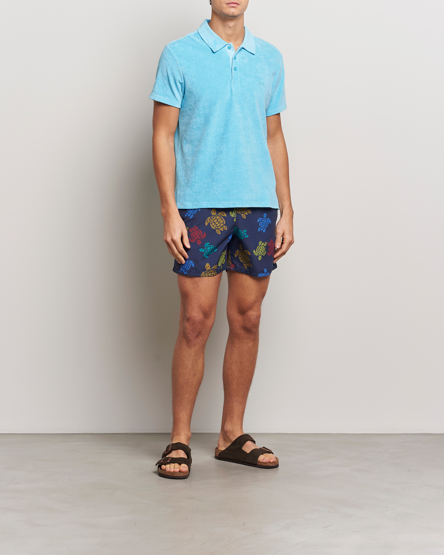 Men | Swimwear | Vilebrequin | Moorea Swim Shorts Bleu Marine