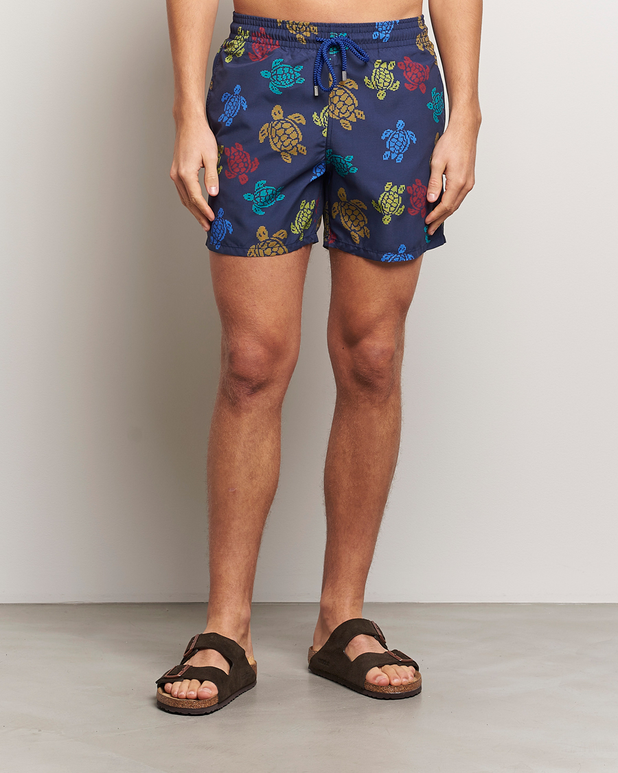 Men | Swimwear | Vilebrequin | Moorea Swim Shorts Bleu Marine