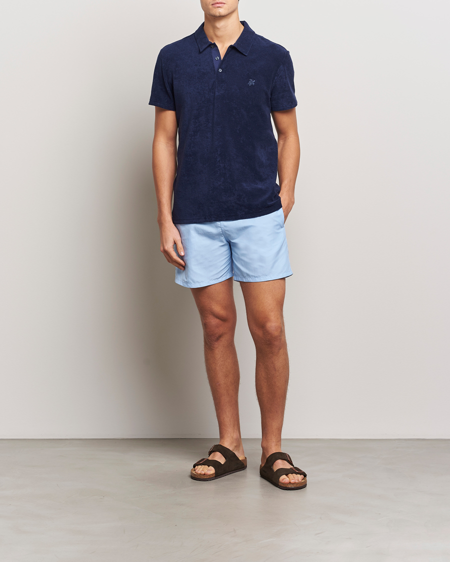 Men | Swimwear | Vilebrequin | Moorea Swim Shorts Fleur De Lin