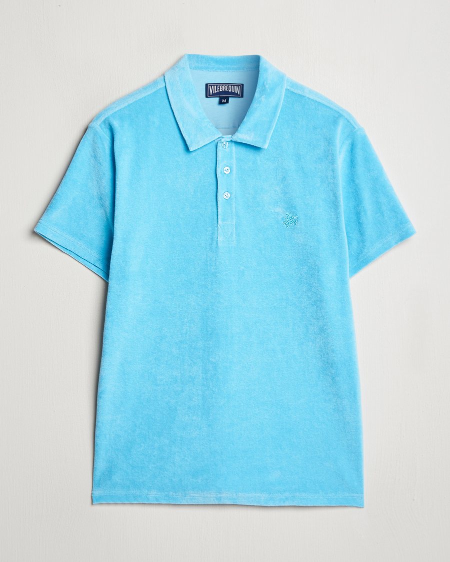 Men | Polo Shirts | Vilebrequin | Phoenix Terry Polo Santorin