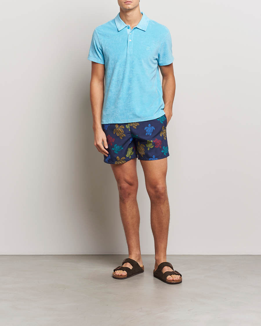 Men | Polo Shirts | Vilebrequin | Phoenix Terry Polo Santorin