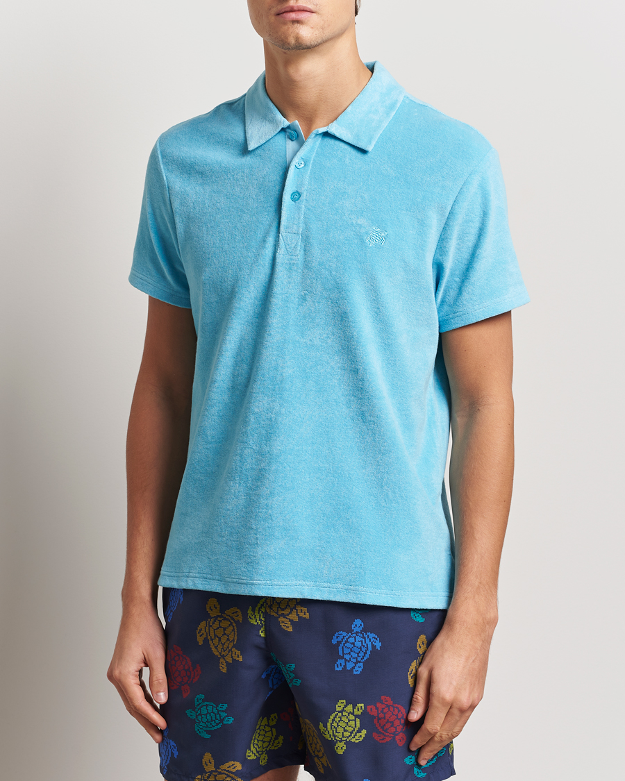 Men | Polo Shirts | Vilebrequin | Phoenix Terry Polo Santorin