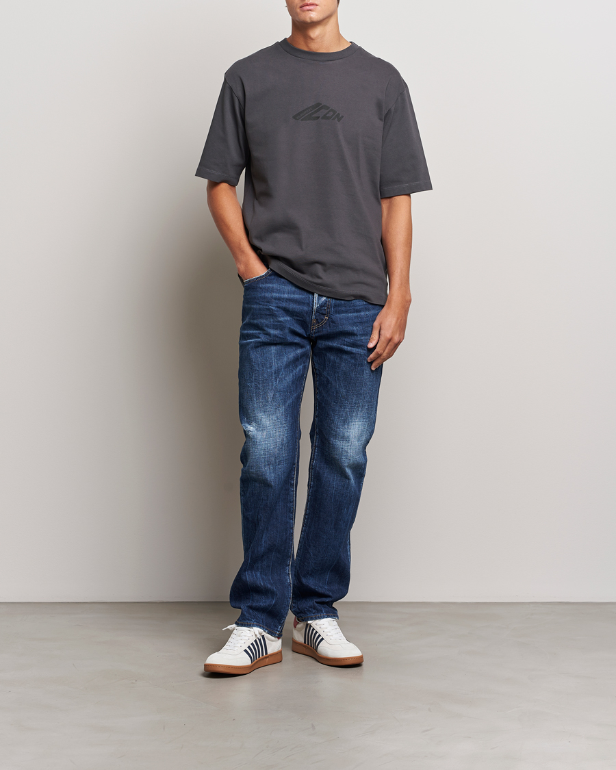 Men | T-Shirts | Dsquared2 | Icon Evolution T-Shirt Charcoal