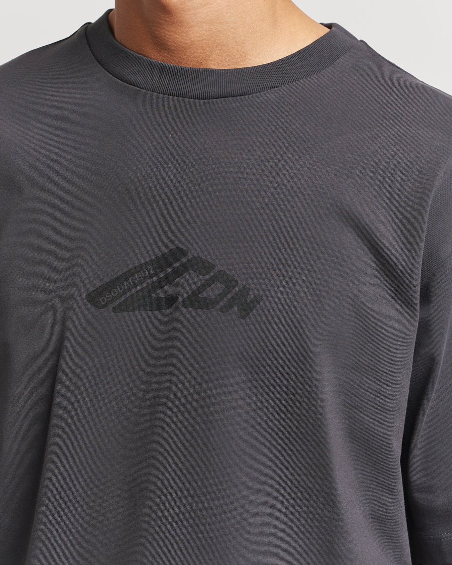 Men | T-Shirts | Dsquared2 | Icon Evolution T-Shirt Charcoal