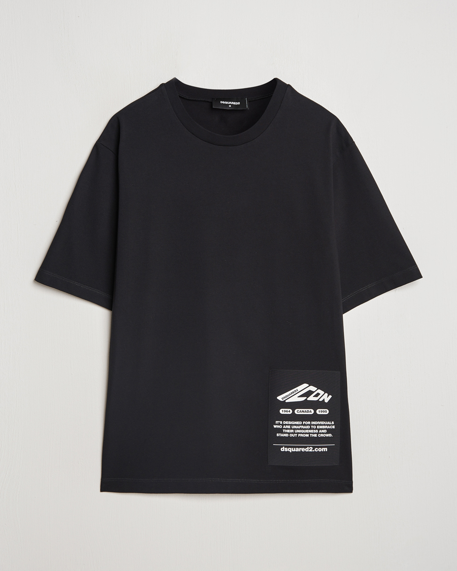 Men | T-Shirts | Dsquared2 | Icon Evolution T-Shirt Black